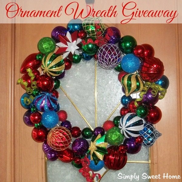 Ornament Wreath Giveaway