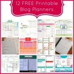 12 Free Printable Blog Planners & Tools for 2015 - Simply Sweet Home