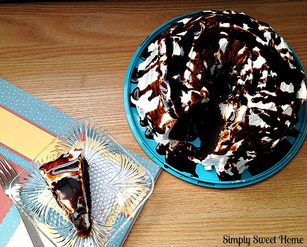 Triple Chocolate Sundae Cake