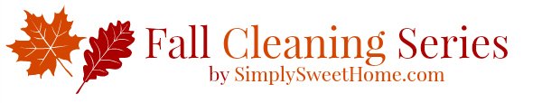 Fall Cleaning Series Banner