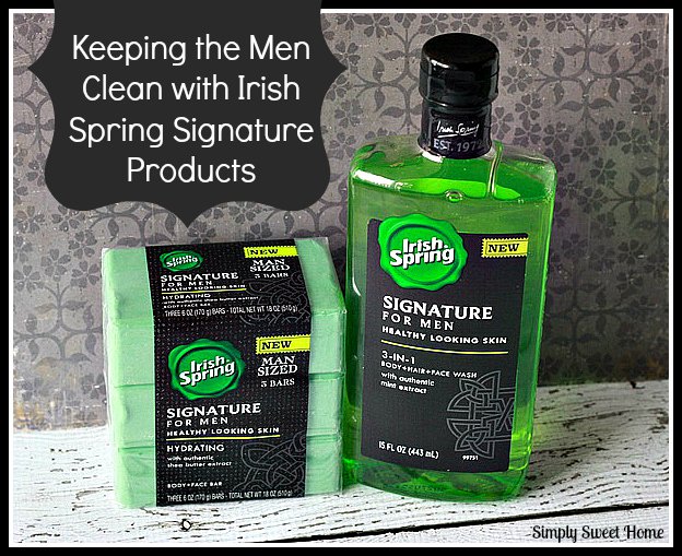 Keeping the Men Clean with Irish Spring