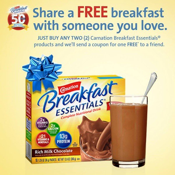 Share a Free Breakfast Coupon