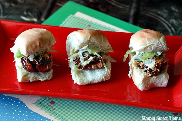 BBQ Chicken Sliders