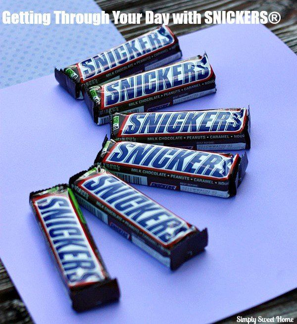 Get Through Your Day with Snickers