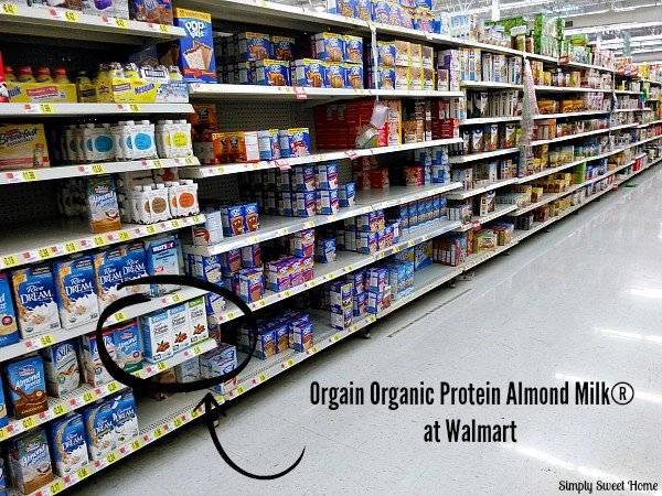 Orgain Organic Protein Almond Milk at Walmart
