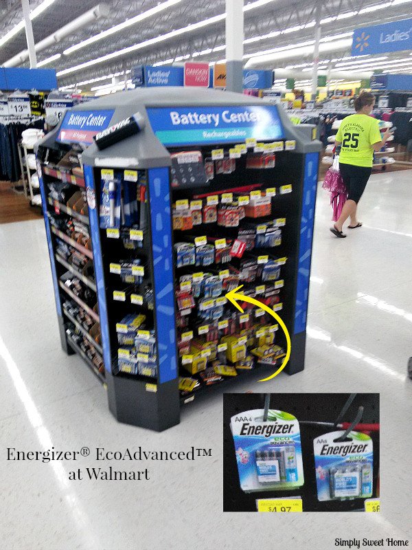 Energizer EcoAdvanced at Walmart