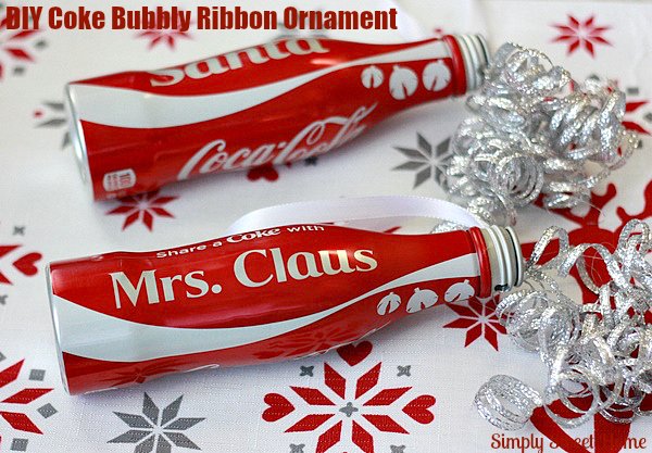 Coke Ribbon Ornament