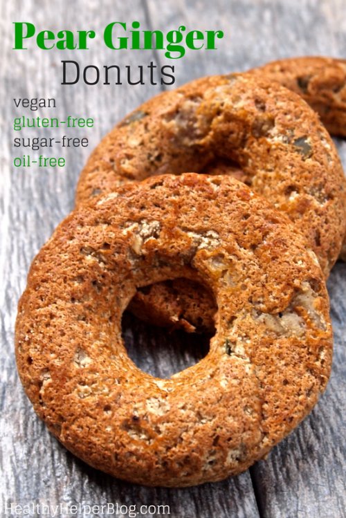 Pear Ginger Donuts