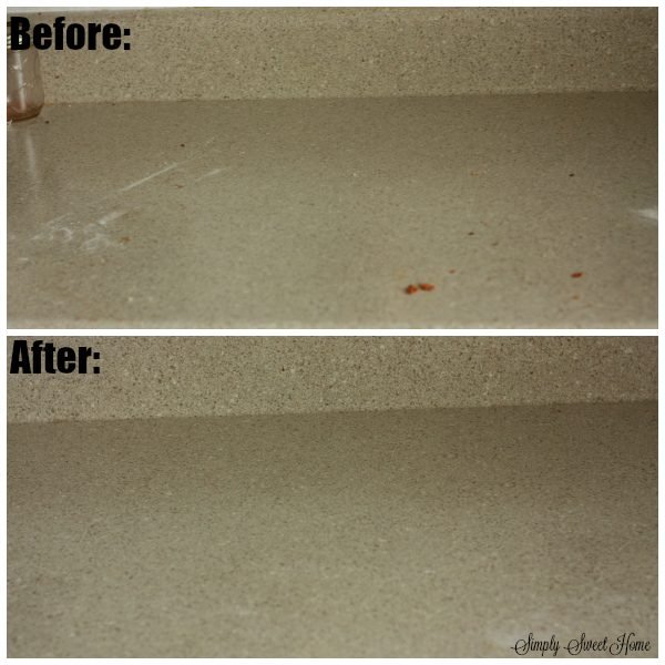 Counter Before and After