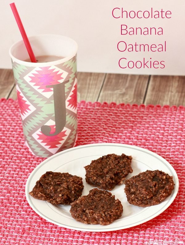 chocolate-banana-oatmeal-cookies