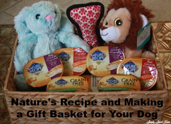 Natures Recipe and Making a Gift Basket for Your Dog