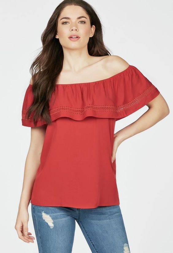 Off the shoulder