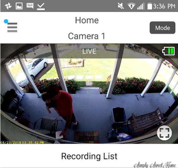 Panasonic HomeHawk Front Door Home Monitoring Camera Review and ...