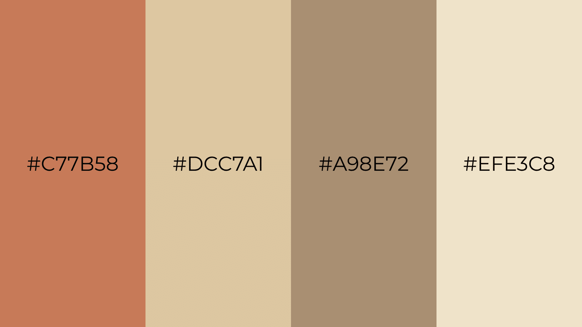 neutral color palette with terracotta sand warm taupe and soft cream paint swatches for cozy interiors