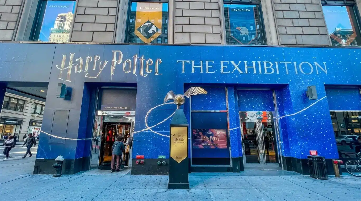 Harry Potter store in New York city roadside view