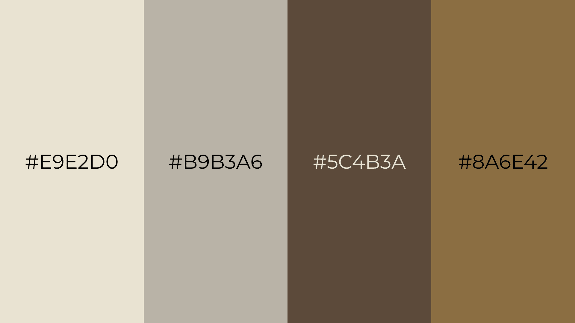 neutral color palette with ivory greige espresso brown and antique gold paint swatches for timeless homes